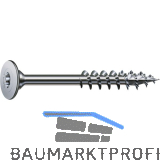 SPAX Korpusschraube ohne Linse 4.0x 30 TG TX20 - Stahl vernickelt