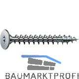 SPAX R�ckwandschraube ohne Linse 4.0x 20 TX 20 Wirox-Silber