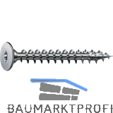 SPAX R�ckwandschraube ohne Linse 4.0x 25 TX 20 Wirox-Silber
