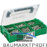 SPAX SNK Montagekoffer / L-BOXX Mini , T-STAR plus, Wirox-Silber ( 703 Stk )