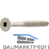 Spanplattenschraube Senkkopf 8.0x180 Teilgewinde Torx 25 Edelstahl A2