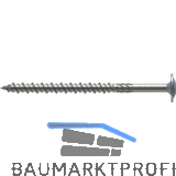 S&P Holzbauschraube Tellerkopf 8.0x 40 Vollgewinde Torx 40 Edelstahl A2