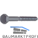 DIN571 10x 90 verzinkt Gestellschraube (Schl�sselschraube)