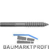 Stockschraube 6X 80 Edelstahl A2 ohne Schl�sselfl�che