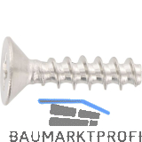 Thermoplastschraube Senkkopf 4.0x10 Edelstahl A2