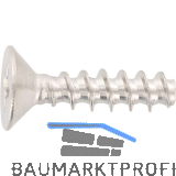Thermoplastschraube Senkkopf 4.0x16 Edelstahl A2