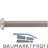 ~ISO7380-1 Sicherheitsschraube FRK M 5x25 mit TX25 und PIN - Edelstahl A2