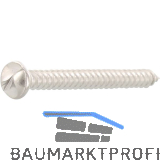 Einwegsicherheitsschraube - Halbrundkopf 2,9x13 mit Blechgew. - Edelstahl A2