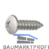 DIN7981C 5.5x 16 PH-Kreuzschlitz Kopf RAL7037 staubgrau beschichtet ~ISO7049