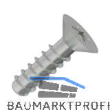 Senkblechschrauben mit Zapfen DIN7982F 4.2x 19 PZ verzinkt
