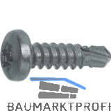 DIN7504N 4.2x 22 Torx20 verzinkt Linsen-Bohrschraube
