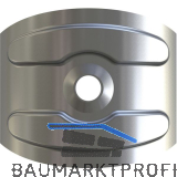 REISSER REFABO Kalotte RD48/57 f�r Wellprofil - EPDM-Alu blank
