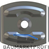 REISSER REFABO Kalotte W48/33 f�r Trapezprofil - EPDM-Alu blank