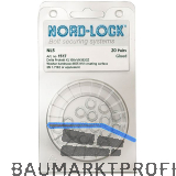 NORD-LOCK Keilsicherungsscheiben NL 5 zinklamellenbeschichtet, - Blister SB-20