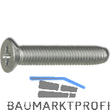 DIN7500ME (MZ) M 5x10 Pozidriv 2 verzinkt gewindefurchende Senkschraube