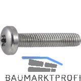 DIN7500PE (CT) M 6x40 Torx 30 verzinkt gewindefurchende Linsenschraube