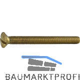 DIN964A M 4X 90 Messing blank Linsenschraube