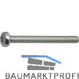 ~ISO7045 4.8 M 8x 50 Phillips Kreuzschlitz verzinkt Linsenschraube (DIN7985A)