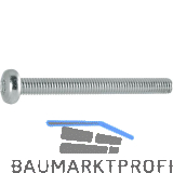 ISO14583 4.8 M 4x45 Torx 20 verzinkt Linsenschraube (DIN7985A)