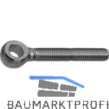 DIN444 LB 4.6 M24x 80 verzinkt Augenschraube mit Gewinde bis Kopf