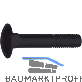 DIN603 M 6x 55 schwarz verzinkt ohne Mutter