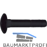 DIN603 M 6x 30 schwarz verzinkt ohne Mutter