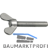 DIN316 M 8x 35 verzinkt Fl�gelschraube - Kopf aus Temperguss