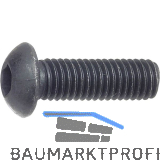 ISO7380-1 010.9 M10x35 blank Linsenschraube mit Innensechskant