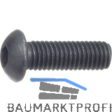 ISO7380-1 010.9 M 4x 6 blank Linsenschraube mit Innensechskant