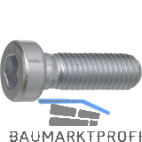 DIN6912 08.8 M 6x 12 verzinkt Zylinderschraube niedriger Kopf, Innensechskant