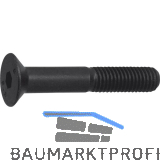 ISO10642 08.8 M 5x 10 Senkschraube mit Innensechskant verzinkt-schwarz