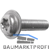 ecosyn-fix M 3x 12 Torx 10 Edelstahl A2 Flanschschraube f�r Apparatebau