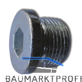 DIN908 5.8 M14x1.5 blank Verschlussschraube zylindrisches, metr. Feingewinde