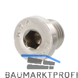 DIN908 M20x1,5 Edelstahl A2 Verschlussschraube zylindrisches, metr. Feingewinde