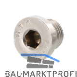 DIN908 M24x1,5 Edelstahl A2 Verschlussschraube zylindrisches, metr. Feingewinde