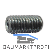 ISO4029/DIN916 45H M10x 20 blank Gewindestift mit Ringschneide und Innensechskt.