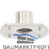 4-Punkt Anschwei�mutter M10 Edelstahl A2