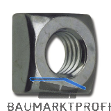 DIN557/ 5 M12 blank Vierkantmutter