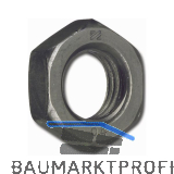 ISO4035 04 M 6 blank flache Sechskantmutter (DIN439-2)