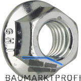 Verbus Ripp Kl.10 M16 verzinkt Sechskantmutter mit Rippen