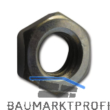 DIN936/17H M 8x 1 blank flache Feingewinde-Sechskantmutter