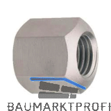 DIN6330B/10 M30 verzinkt Sechskantmutter 1.5 d