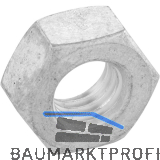 ISO4032 M 4 Aluminium blank Sechskantmutter