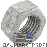 ISO4032/10 M12 feuerverzinkt Sechskantmutter