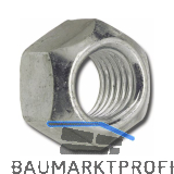 ISO7042 M 8 Edelstahl A4 Sicherungsmutter Ganzmetall