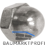 DIN1587/ 6 M14 verzinkt Hutmutter hohe Form