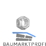 DIN980V/ 8 M12 feuerverzinkt Sicherungsmutter Ganzmetall