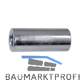 Distanzbuchsen rund M16x40/Aussendurchmesser 22 mm verzinkt (Langmutter)