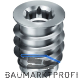 RAMPA Einschraubmuffe TYP SKD30 M 8x 15 verzink-blau mit Bund und Innensechsk.