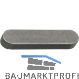 DIN6885A C45K 12x 6x 32 blank Passfeder rundstirnig